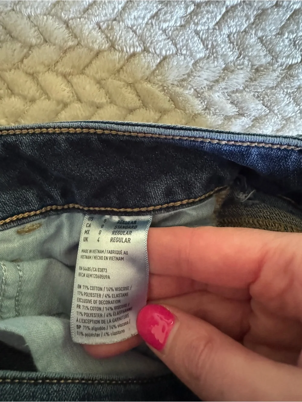 American‎ Eagle Outfitters Dark Blue Women's Jeggings Size 0
